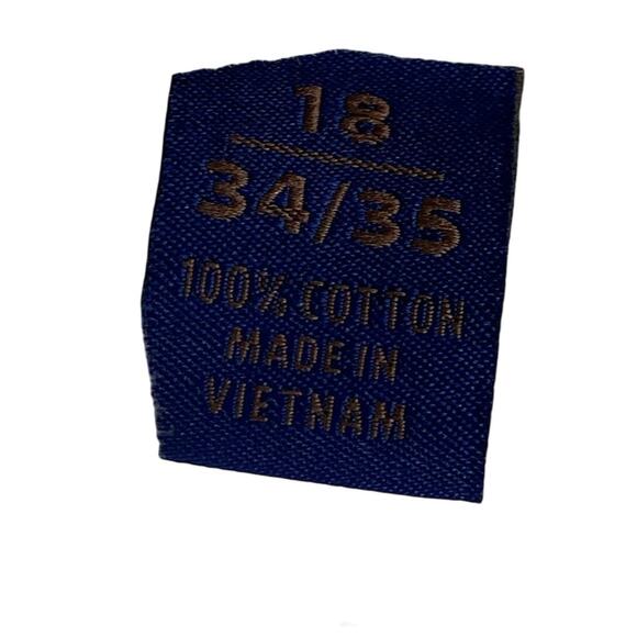 David Donahue Trim Fit Solid French Cuff Tuxedo Dress Shirt Luxury Size 18 34/35 - Picture 7 of 11